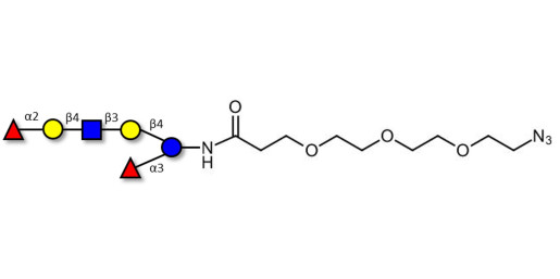 Lacto-N-neoDifucohexaose analogue with free terminal azide (Linker-N3 C)