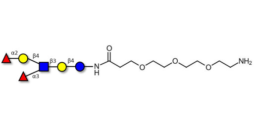  Lewis y (Ley) hexaose/ Lacto-N-neoDiFucohexaose I (LNnDFH-I) with free terminal amine (Linker-NH2 F) - Lewis y hexasaccharide