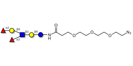  Lewis y (Ley) hexaose/ Lacto-N-neoDiFucohexaose I (LNnDFH-I) with free terminal azide (Linker-N3 C) - Lewis y hexasaccharide