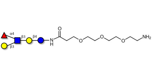 Lacto-N-fucopentaose II (LNFP II) with free terminal amine (Linker-NH2 F) - Lewis A antigen