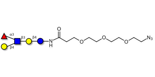 Lacto-N-fucopentaose III (LNFP III) with free terminal azide (Linker-N3 C) - Lewis x pentaose