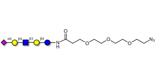 LS-Tetrasaccharide c (LSTc)  with free terminal azide (Linker-N3 C) - Sialyl-lacto-N-neotetraose c ; SLNnT-c