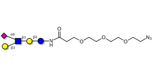 LS-Tetrasaccharide b (LSTb)  with free terminal azide (Linker-N3 C) - Sialyl-lacto-N-neotetraose b ; SLNnT-b