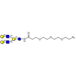 Lacto-N-neohexaose (LNnH) with free terminal azide (Linker-N3 C)