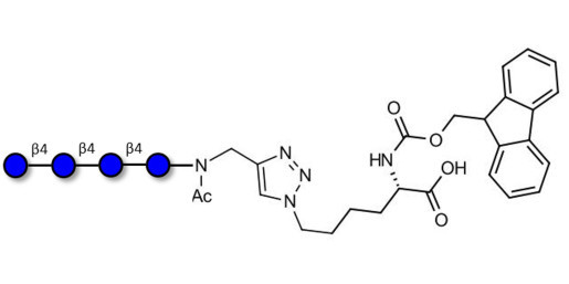 Cellotetraose linked to Fmoc-Lysine (Linker-Lys A)