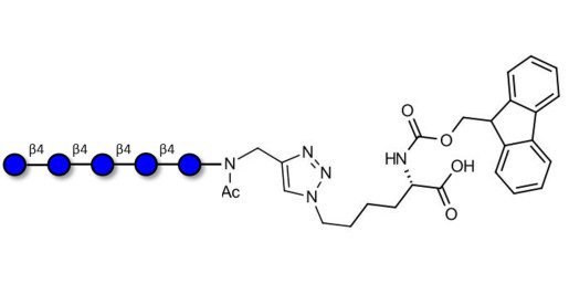 Cellopentaose linked to Fmoc-Lysine (Linker-Lys A)