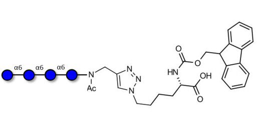 Isomaltotetraose DP4 linked to Fmoc-Lysine (Linker-Lys A)