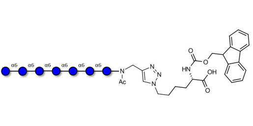 Isomaltoheptaose DP7 linked to Fmoc-Lysine (Linker-Lys A)