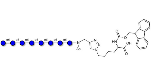 Isomaltooctaose DP8 linked to Fmoc-Lysine (Linker-Lys A)