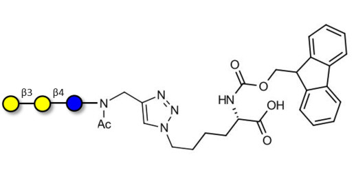 3'-Galactosyllactose (3'GL) linked to Fmoc-Lysine (Linker-Lys A)