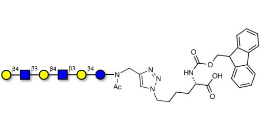 Para-Lacto-N-neohexaose (Para-LNnH) linked to Fmoc-Lysine (Linker-Lys A)