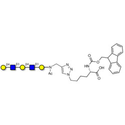 Galacto-N-neopentaose linked to Fmoc-Lysine (Linker-Lys A)