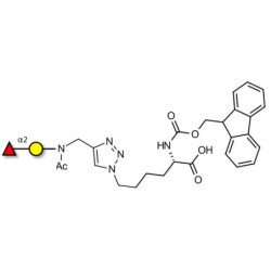 Blood group H antigen disaccharide linked to Fmoc-Lysine (Linker-Lys A)