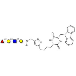 Blood group H antigen tetraose type 1 linked to Fmoc-Lysine (Linker-Lys A)