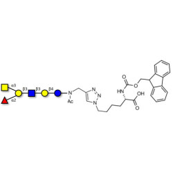 Blood group A antigen hexaose type 1 linked to Fmoc-Lysine (Linker-Lys A)