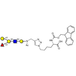 Blood group B antigen pentaose type 1 linked to Fmoc-Lysine (Linker-Lys A)