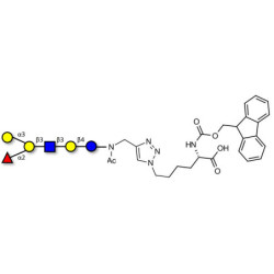 Blood group B antigen hexaose type 1 linked to Fmoc-Lysine (Linker-Lys A)