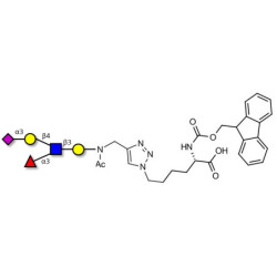 Sialyl Lewis x (sLex) pentaose linked to Fmoc-Lysine (Linker-Lys A)
