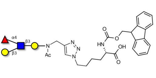 Lewis a (Lea) tetraose linked to Fmoc-Lysine (Linker-Lys A)