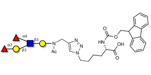 Lewis b (Leb) pentaose linked to Fmoc-Lysine (Linker-Lys A)