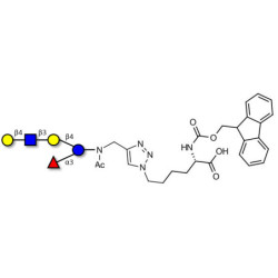 Lacto-N-fucopentaose VI (LNFP-VI) linked to Fmoc-Lysine (Linker-Lys A)