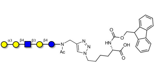 Galili antigen pentaose linked to Fmoc-Lysine (Linker-Lys A)