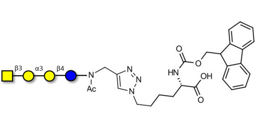 Isoglobotetraose (iGb4) linked to Fmoc-Lysine (Linker-Lys A) - Cytolipin R; Globoisotetraose