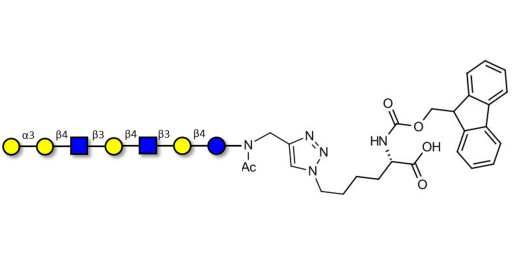 Galili antigen heptaose linked to Fmoc-Lysine (Linker-Lys A)