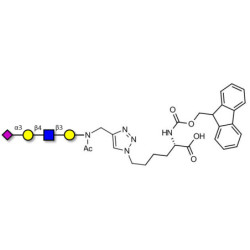 Sialylated tetraose type 2 linked to Fmoc-Lysine (Linker-Lys A)
