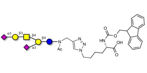 GD1a Ganglioside oligosaccharide linked to Fmoc-Lysine (Linker-Lys A)