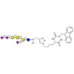GT1a Ganglioside oligosaccharide linked to Fmoc-Lysine (Linker-Lys A)