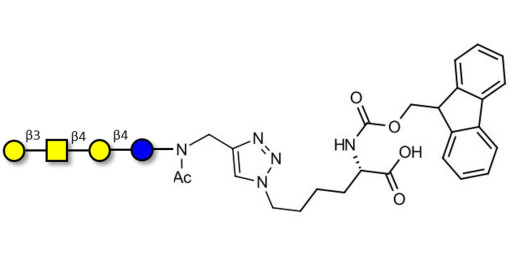 Asialo GM1 Ganglioside oligosaccharide (aGM1) linked to Fmoc-Lysine (Linker-Lys A) - GA1 ; Gangliotetraose