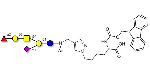 Fucosyl GM1 Ganglioside oligosaccharide linked to Fmoc-Lysine (Linker-Lys A)