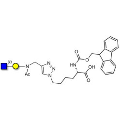 GlcNAcβ1-3Gal linked to Fmoc-Lysine (Linker-Lys A)