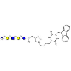 Glucuronyl-Lacto-N-tetraose linked to Fmoc-Lysine (Linker-Lys A)