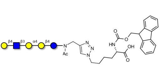 Globopentaose (Gb5) analogue type 2 linked to Fmoc-Lysine (Linker-Lys A) - Gb5 analogue type 2