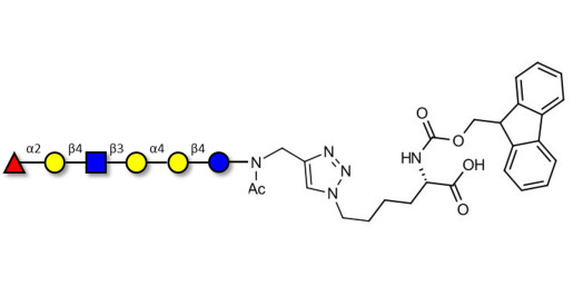 Globo-H analogue type 2 linked to Fmoc-Lysine (Linker-Lys A)