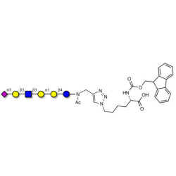 Sialylated isoglobopentaose (Sialylated iGb5) analogue type 1 linked to Fmoc-Lysine (Linker-Lys A)