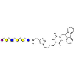 Sialylated isoglobopentaose (Sialylated iGb5) analogue type 2 linked to Fmoc-Lysine (Linker-Lys A)