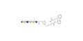 Sialylated isoglobopentaose (Sialylated iGb5) analogue type 2 linked to Fmoc-Lysine (Linker-Lys A) - Sialylated iGb5 analogue type 2