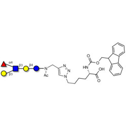 Lacto-N-fucopentaose II (LNFP II) linked to Fmoc-Lysine (Linker-Lys A)