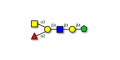 Blood group A antigen hexaose type 1 fructose isomer (>90% NMR)