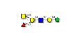 Blood group A antigen hexaose type 2 fructose isomer (>90% NMR)
