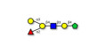 Blood group B antigen hexaose type 2 fructose isomer (>90% NMR)