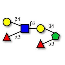 Lacto-N-neodifucohexaose II (LNnDFH II)  fructose isomer (>75% NMR)