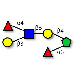 Lewis a (Lea) hexaose / Lacto-N-difucohexaose II (LNDFH II) fructose isomer (>90% NMR)