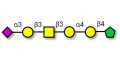 Stage-Specific Embryonic Antigen-4 hexaose (SSEA-4 hexaose) fructose isomer (90% NMR) - SSEA-4