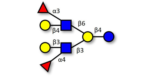 Difucosyllacto-N-hexaose b (DFLNH b) (>90% HPLC) - DFLNH (b); Cluster Lewis x-Lewis a octasaccharide branched