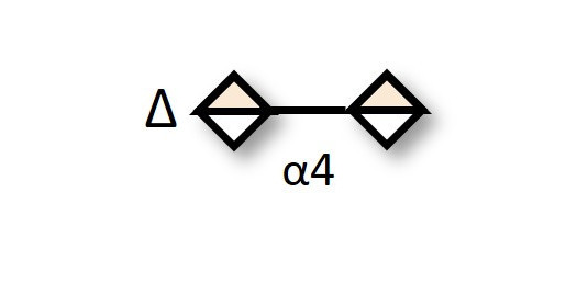 Unsaturated Guluronate oligosaccharide DP2 (>90% HPLC) - Unsaturated diguluronic acid