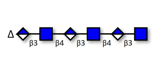 Unsaturated Hyaluronate oligosaccharide DP6 (>90% HPLC) - Hyaluronate hexasaccharide